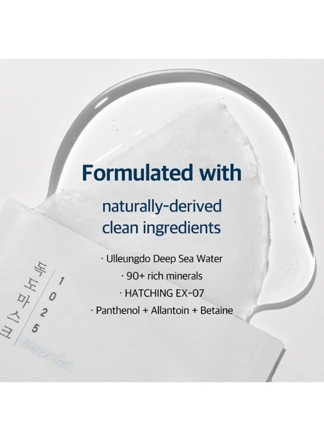 ROUND LAB 1025 Dokdo Hydrating Water Gel Mask | Soothing & Moisturizing Gel Mask With Deep Sea Water for Sensitive Skin - 30ml - Image 4